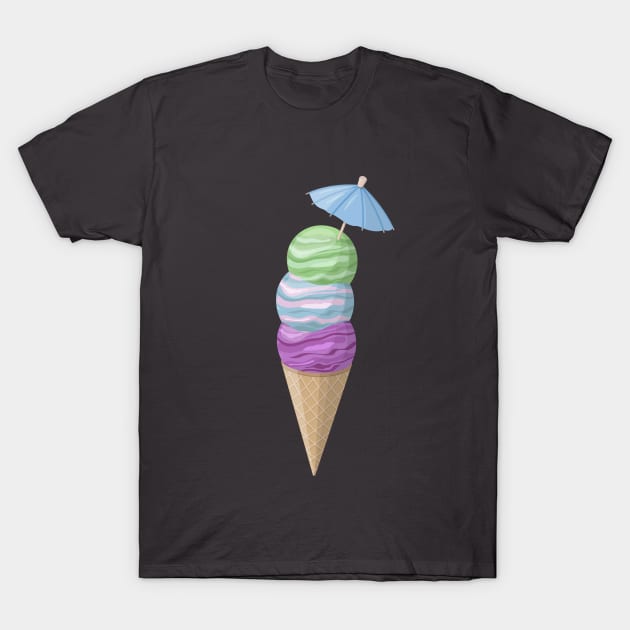 Ice-cream T-Shirt by AliDia